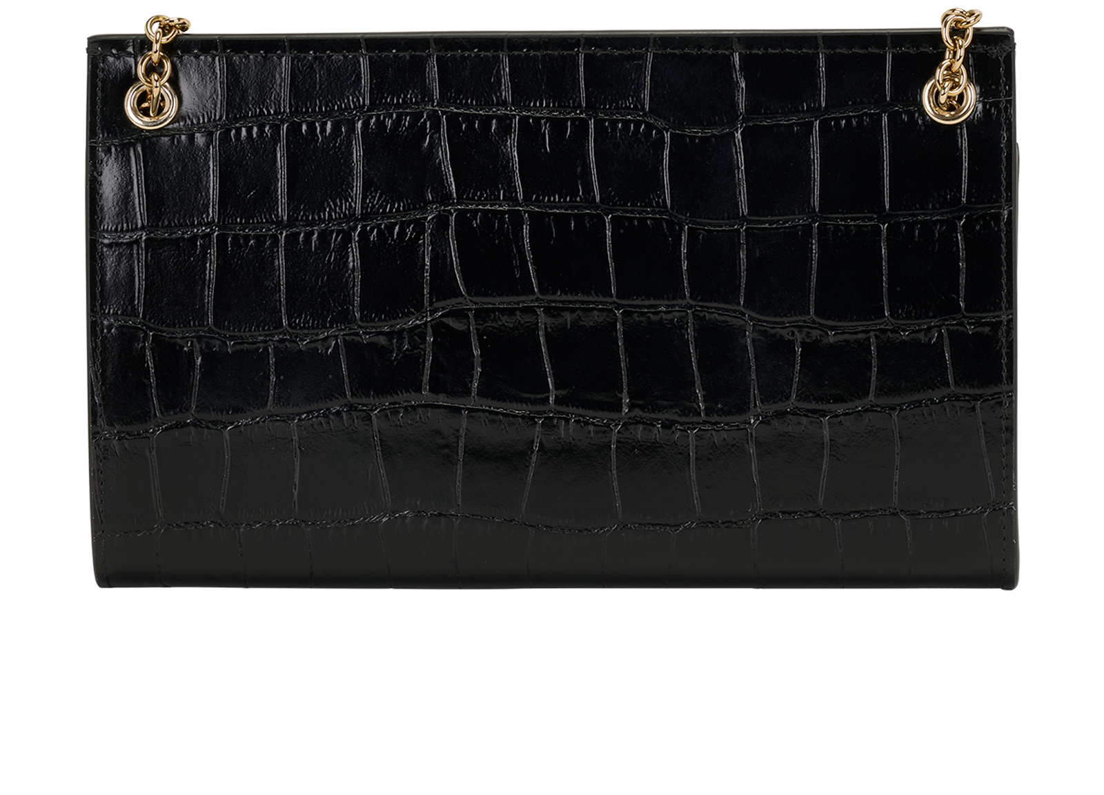 Amberley Clutch, &pound;420, Handbags, Black, Leather, Back view